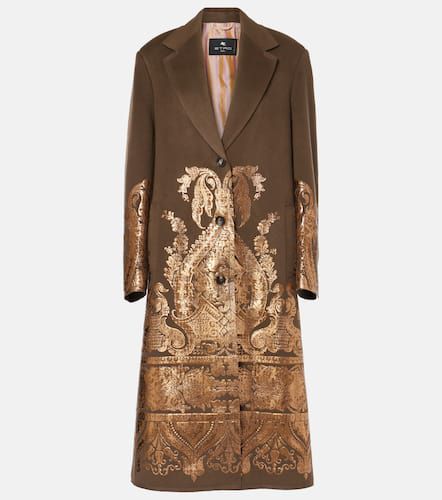 Etro Manteau en laine et cachemire - Etro - Modalova