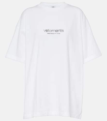 Vetements T-shirt en coton à logo - Vetements - Modalova