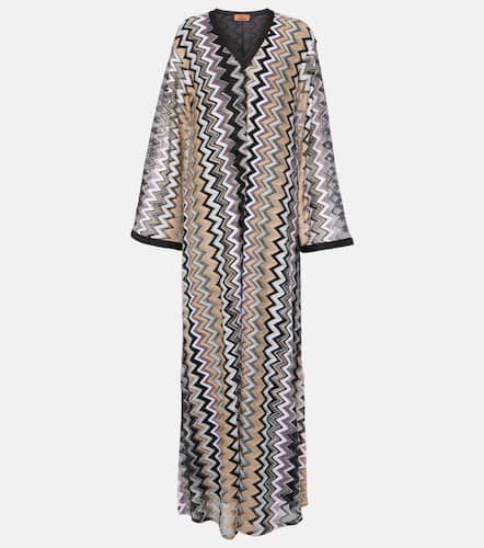 Robe longue Zig Zag en lamé - Missoni - Modalova