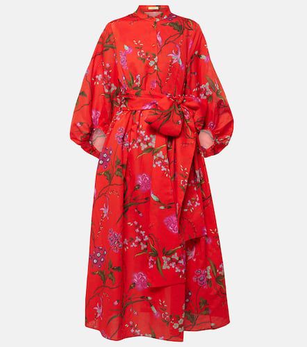 Erdem Robe midi en coton et lin - Erdem - Modalova