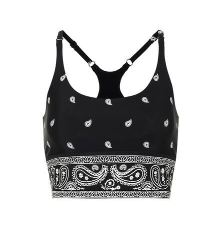 Brassière de sport imprimée - Adam Selman Sport - Modalova