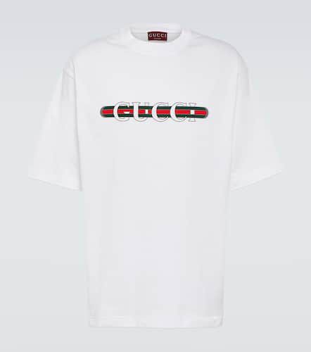 Gucci T-shirt en coton à logo - Gucci - Modalova