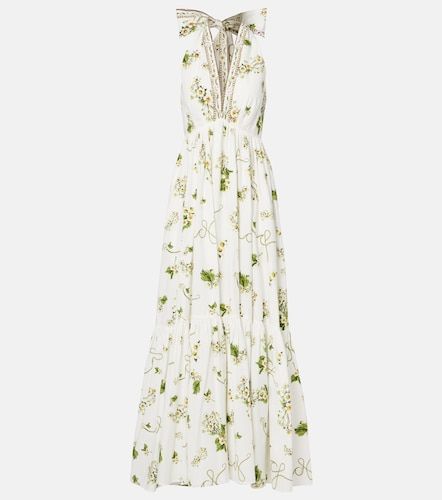 Robe longue Botanical Utopia en coton - Camilla - Modalova
