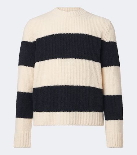 Pull en laine mélangée à rayures - Moncler - Modalova