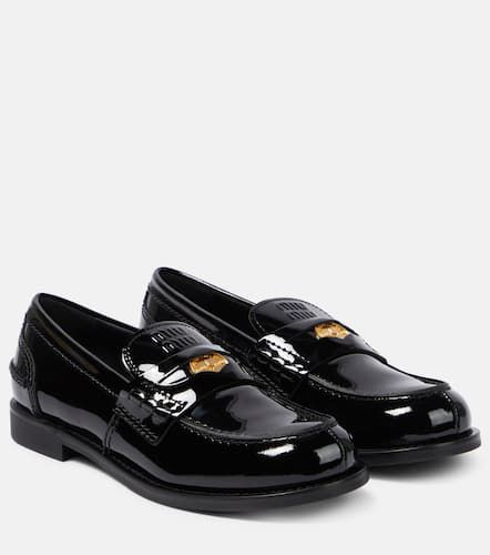 Miu Miu Mocassins en cuir verni - Miu Miu - Modalova