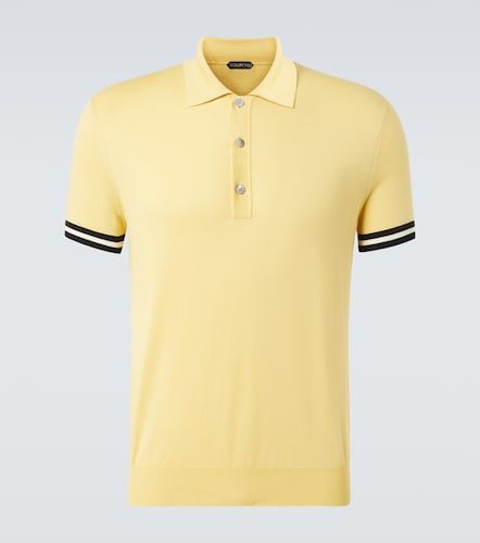 Tom Ford Polo en coton et soie - Tom Ford - Modalova