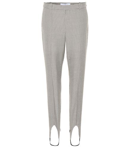 Pantalon fuseau en laine à carreaux - Givenchy - Modalova