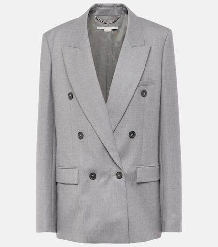 Blazer en flanelle de laine - Stella McCartney - Modalova