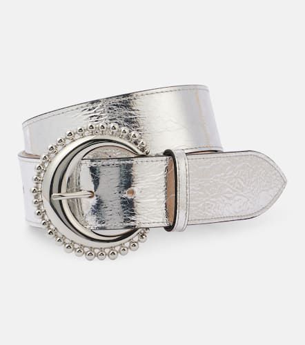 Ceinture Oran en cuir métallisé - Isabel Marant - Modalova