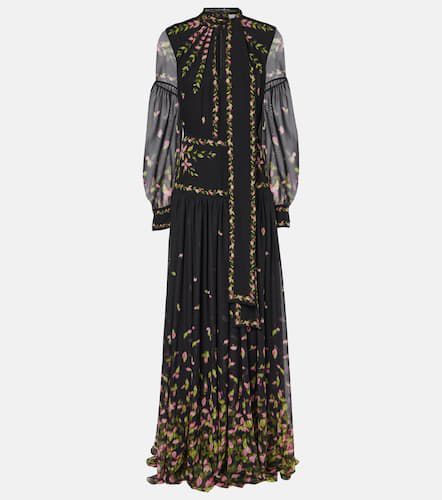 Erdem Robe longue en soie à fleurs - Erdem - Modalova