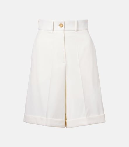 Bermuda à taille haute en laine mélangée - Patou - Modalova