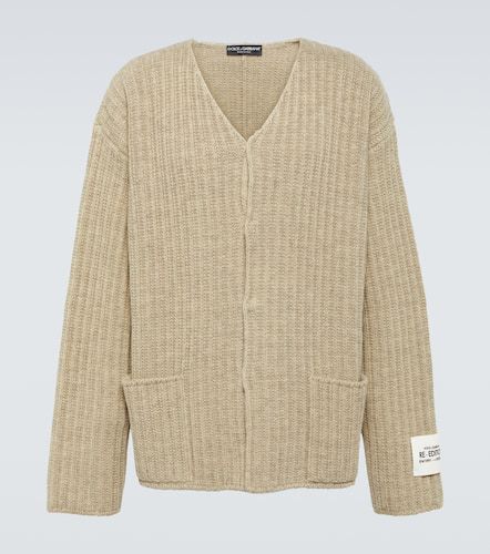 Cardigan Re-Edition en laine - Dolce&Gabbana - Modalova