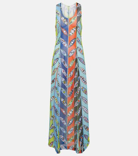 Robe longue Girandole imprimée - Pucci - Modalova