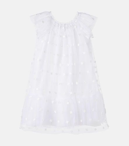 Robe Lisabeth brodée en tulle - Bonpoint - Modalova