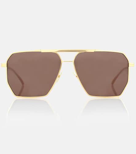 Lunettes de soleil aviateur - Bottega Veneta - Modalova