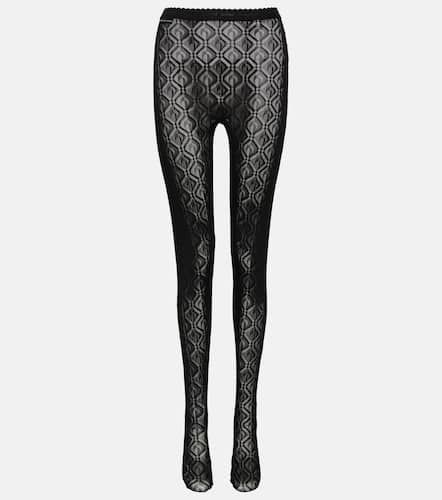 Collants Moon Diamant en jacquard - Marine Serre - Modalova