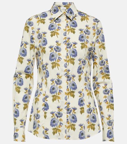 Chemise en coton mélangé à fleurs - Etro - Modalova