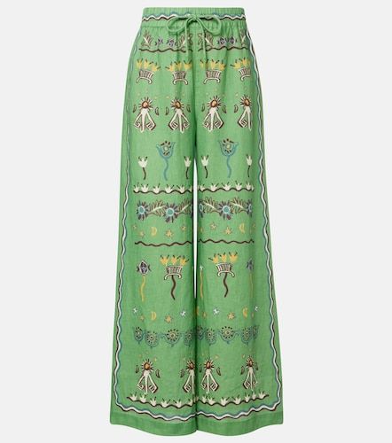 Alémais Pantalon ample Sun Dancer en lin - Alemais - Modalova