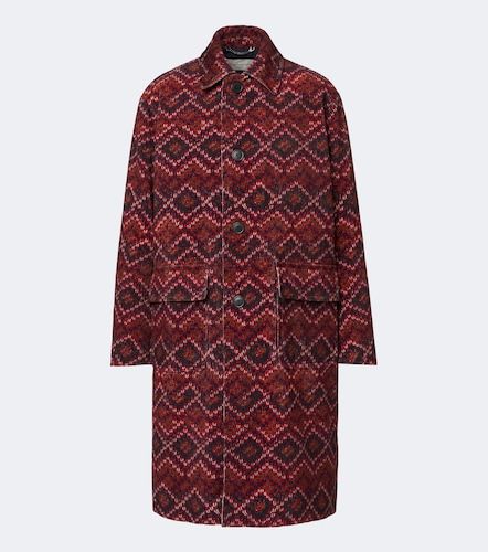 Manteau en velours de coton à imprimé - Dries Van Noten - Modalova