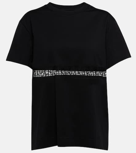 T-shirt en coton à dentelle - Givenchy - Modalova