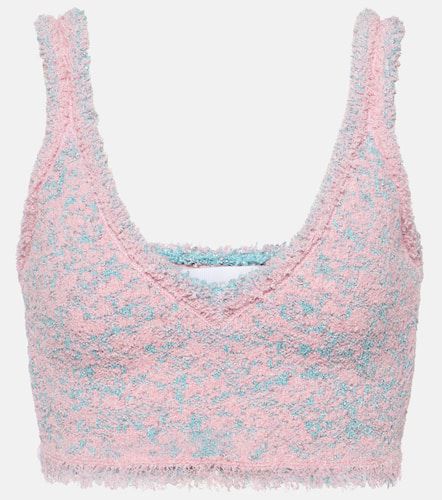 Rabanne Top raccourci en tweed - Rabanne - Modalova