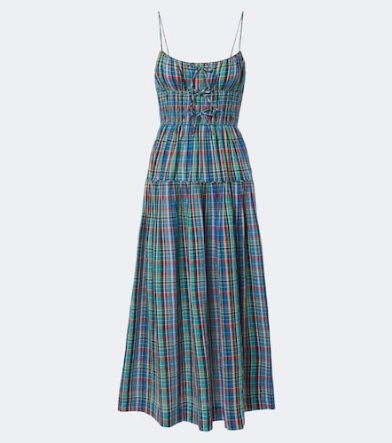 Dôen Robe midi Brielle en coton à carreaux - Doen - Modalova