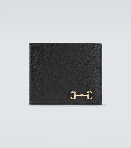 Portefeuille Horsebit en cuir grainé - Gucci - Modalova