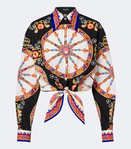 Chemise courte Carretto en coton - Dolce&Gabbana - Modalova