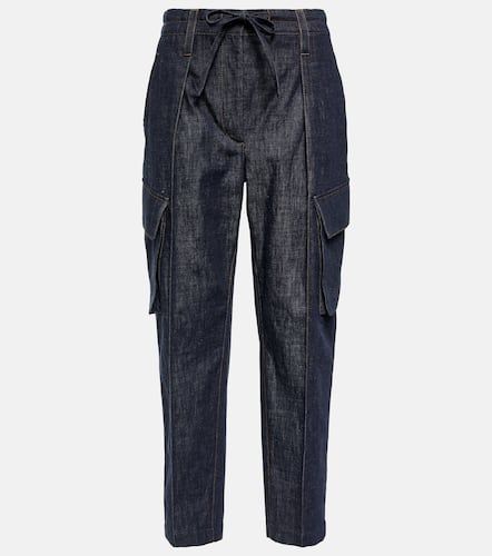 Jean tapered à taille mi-haute - Brunello Cucinelli - Modalova