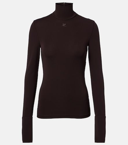 Courrèges Pull à col roulé en jersey - Courreges - Modalova