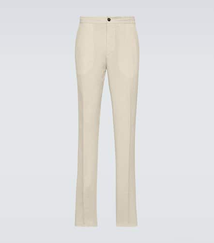 Zegna Pantalon chino en lin - Zegna - Modalova