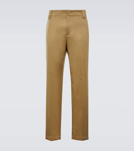 Pantalon droit en gabardine de coton - Valentino - Modalova