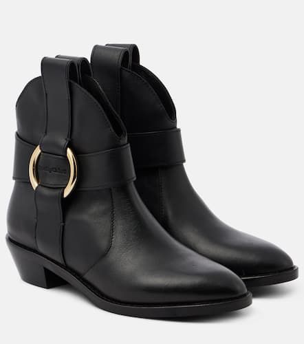 See By Chloé Bottines New Ring en cuir - See By Chloe - Modalova