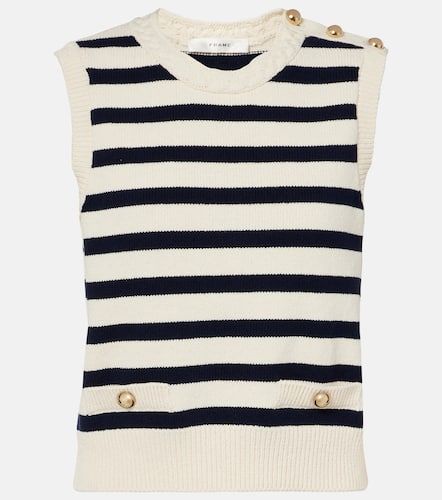 Pull sans manches The Harbor en coton mlang - Frame - Modalova