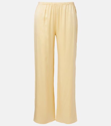 Pantalon ample Loreto en charmeuse de soie - Asceno - Modalova