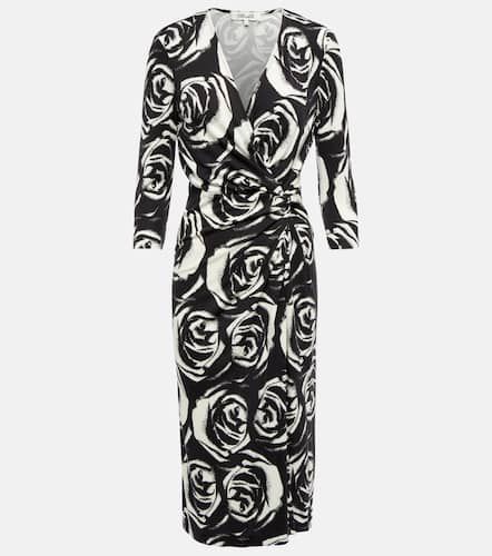 Robe midi cache-cœur Brie en laine mélangée - Diane von Furstenberg - Modalova