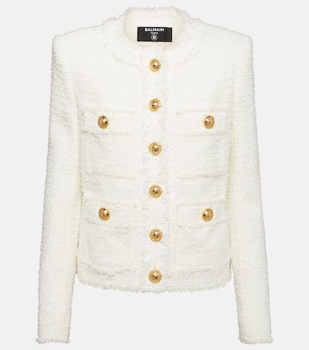 Balmain Veste en tweed à ornements - Balmain - Modalova