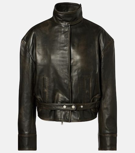 Veste bomber Burnished Eddie en cuir - Christopher Esber - Modalova