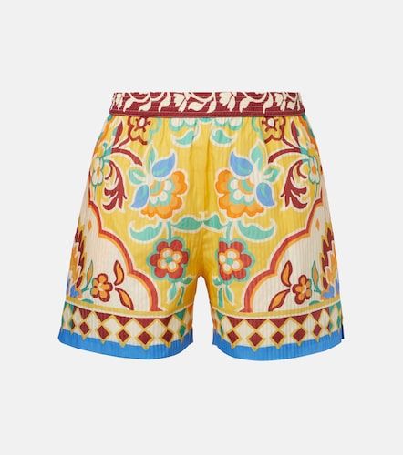 Bermuda en soie et coton à fleurs - Etro - Modalova