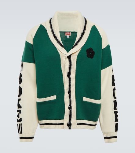 Cardigan Boke Boy en coton et laine - Kenzo - Modalova