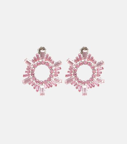 Boucles d’oreilles Begum Mini à cristaux - Amina Muaddi - Modalova