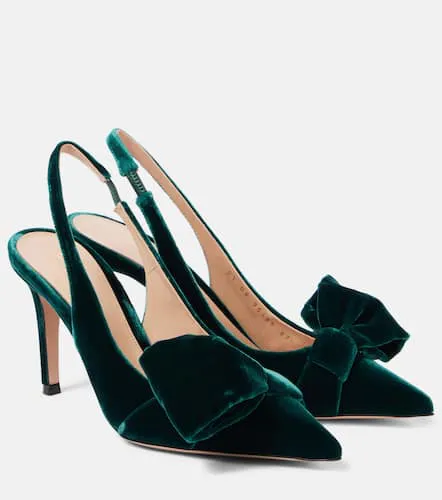 Escarpins slingback 85 en velours - Gianvito Rossi - Modalova