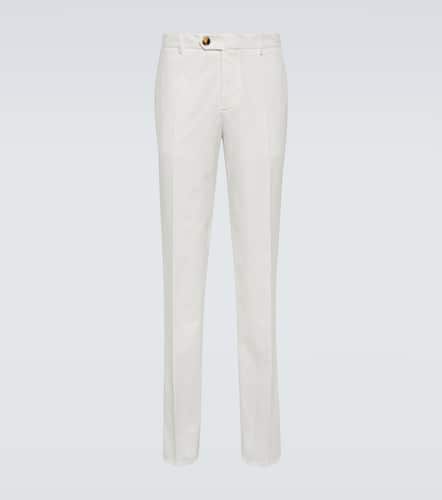 Pantalon slim en coton - Brunello Cucinelli - Modalova