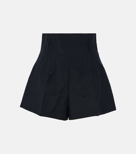 Short à taille haute en mohair et laine - Prada - Modalova