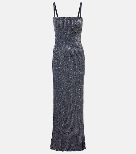 Alaïa Robe longue à sequins - Alaia - Modalova