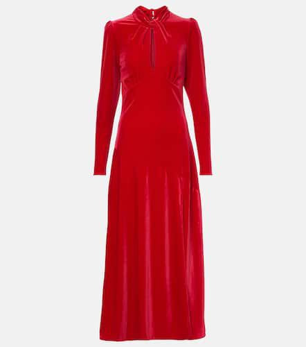 Ganni Robe midi en velours - Ganni - Modalova