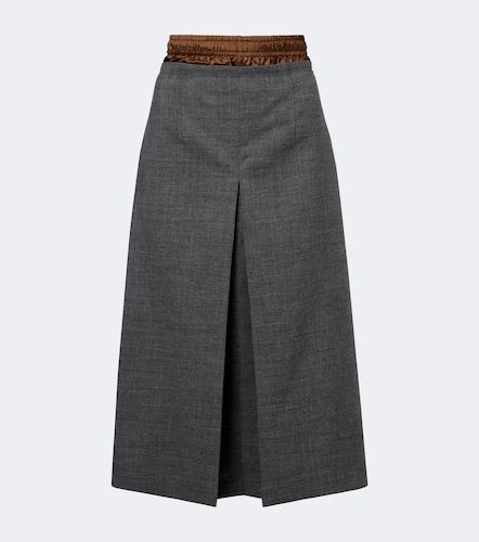 Prada Jupe midi en laine - Prada - Modalova