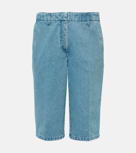 Bermuda à taille mi-haute en jean - Dries Van Noten - Modalova