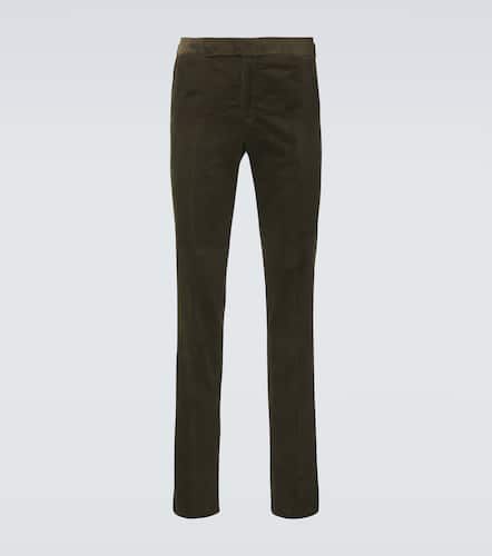 Pantalon slim en velours côtelé de coton - Ralph Lauren Purple Label - Modalova