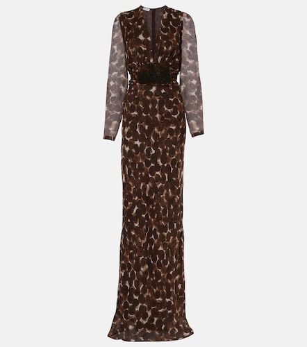 Robe en soie imprimée - Dries Van Noten - Modalova
